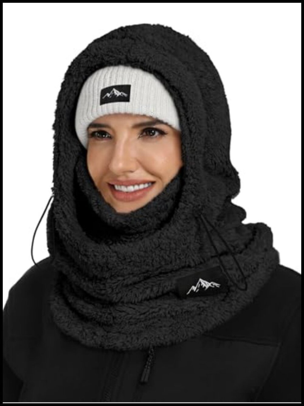 Fleece Balaclava Winter Face Mask Windproof Neck Warmer Ski